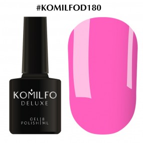 Гель-лак Komilfo Deluxe Series №D180 (насыщенный розовый, эмаль), 8 мл