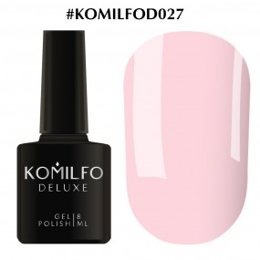 Гель-лак Komilfo Deluxe Series №D027 (світлий лілово-рожевий, емаль), 8 мл