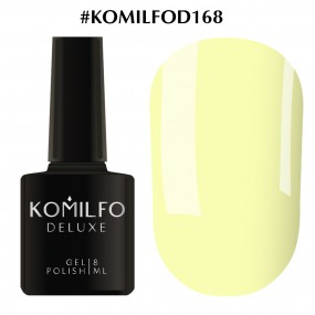 Гель-лак Komilfo Deluxe Series №D168 (теплый желтый, эмаль), 8 мл