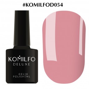 Гель-лак Komilfo Deluxe Series D054 (пыльный бежево-розовый, эмаль), 8 мл