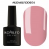 Гель-лак Komilfo Deluxe Series №D054 (светлый кораллово-розовый, эмаль), 8 мл