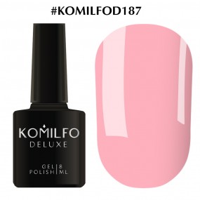 Гель-лак Komilfo Deluxe Series №D187 (нежно-розовый, эмаль), 8 мл