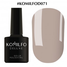 Гель-лак Komilfo Deluxe Series №D071 (светлый графитовый, эмаль), 8 мл