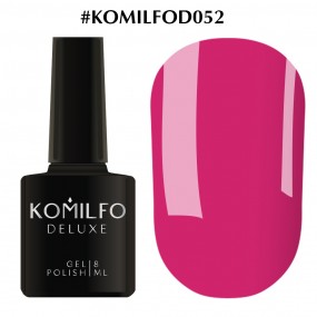 Гель-лак Komilfo Deluxe Series №D052 (яскраво-рожевий, емаль), 8 мл