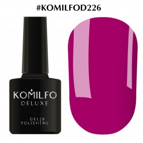 Гель-лак Komilfo Deluxe Series №D226 (розовая маджента, эмаль), 8 мл