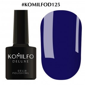 Гель-лак Komilfo Deluxe Series №D125 (синій, емаль), 8 мл
