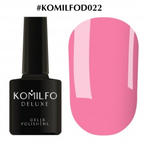 Гель-лак Komilfo Deluxe Series №D022 (розовый, эмаль), 8 мл
