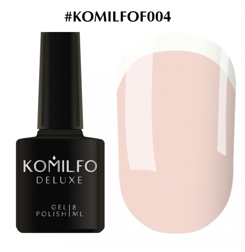 Гель-лак Komilfo French Collection F004 (жемчужно-розовый, эмаль, для френча), 8 мл