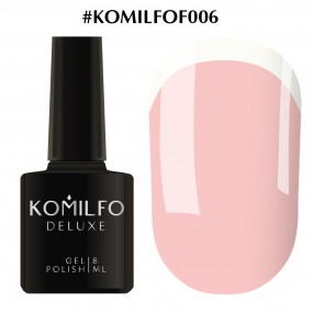 Гель-лак Komilfo French Collection F006 (розовый, эмаль, для френча), 8 мл