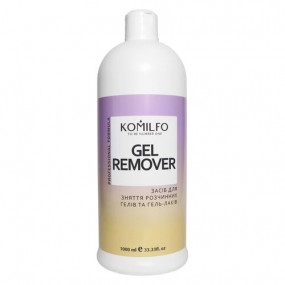 Komilfo Gel Remover - средство для снятия soak off гелей и гель-лаков, 1000 мл