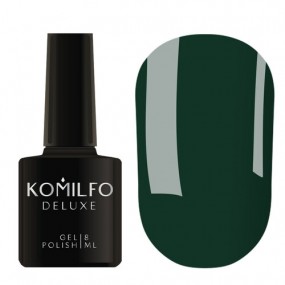 Гель-лак Komilfo Deluxe Series Dusk Collection №D295 темно- зеленый, эмаль), 8 мл