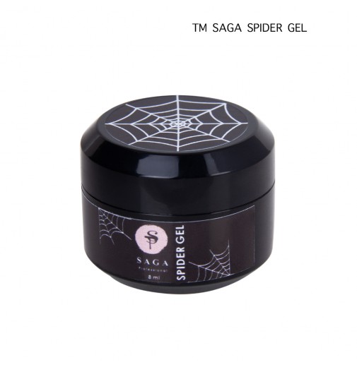Saga Spider Gel 5 мл, Чорний