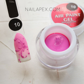 NailApex Гель-краска «air gel paint» — сиренево-розовая (воздушная) №10, 5 г