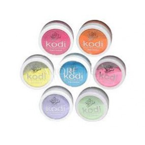 Цветные акриловые пудры Kodi Professional - цветной акрил для лепка и дизайна, 4,5 г