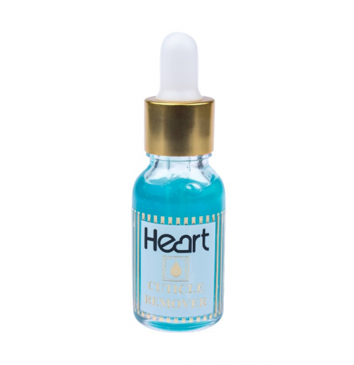 Heart Cuticle Remover - Гель кислотный для удаления кутикулы, синий 15 мл