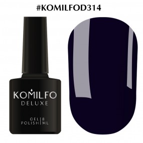Гель-лак Komilfo Deluxe Series D314 (ночной синий, эмаль), 8 мл