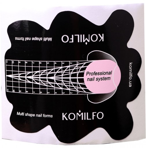 Komilfo Multi Shape Nail Forms 10 pcs 