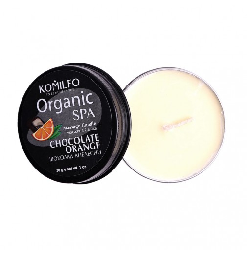 Массажная свеча Komilfo Massage Candle - Chocolate Orange, 30 г