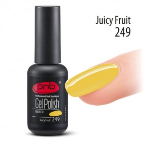 Гель-лак PNB Tutti frutti collection 249 Juicy fruit (Желто-оранжевый), 8 мл
