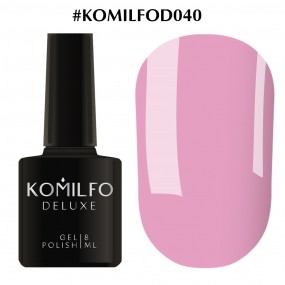 Гель-лак Komilfo Deluxe Series №D040 (розово-лиловый, эмаль), 8 мл