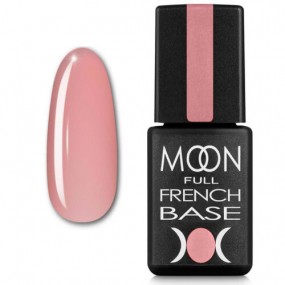 Moon Full Baza French №08 - база для гель лака, 8 мл. (бежево-розовый)
