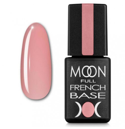 Moon Full Baza French №08 - база для гель лаку, 8 мл. (бежево-рожевий)