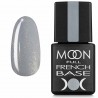 Moon Full Baza French №14 - база для гель лаку, 8 мл. (сірий з шимером)
