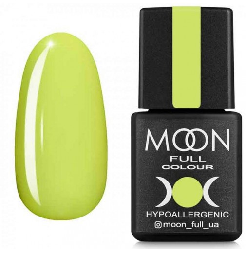 Гель-лак Moon Full Neon №703 лимонний, 8 мл.