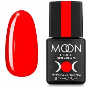 Гель-лак Moon Full Neon №708 ярко-красный, 8 мл.