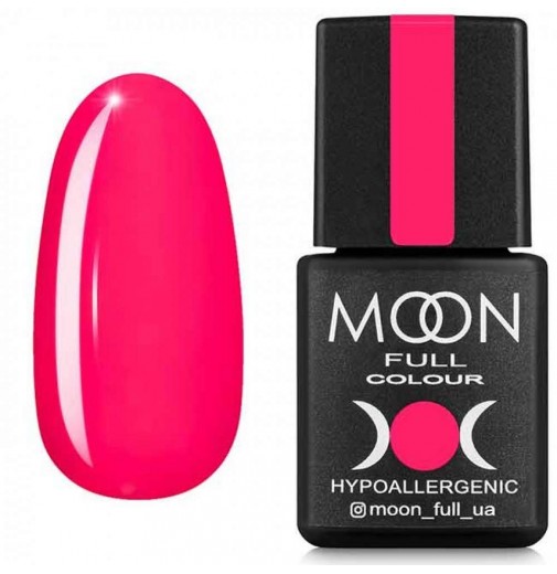 Гель-лак Moon Full Neon №709 рожевий насичений, 8 мл.