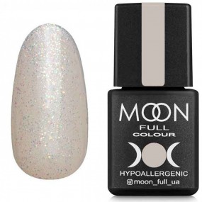 Moon Full Opal color №502 бесцветный полупрозрачный с мелким разноцветным шиммер, 8 мл.