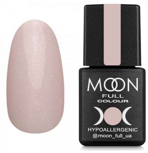 Moon Full Opal color №504 нежно-розовый полупрозрачный с мелким золотистым шимм, 8 мл.