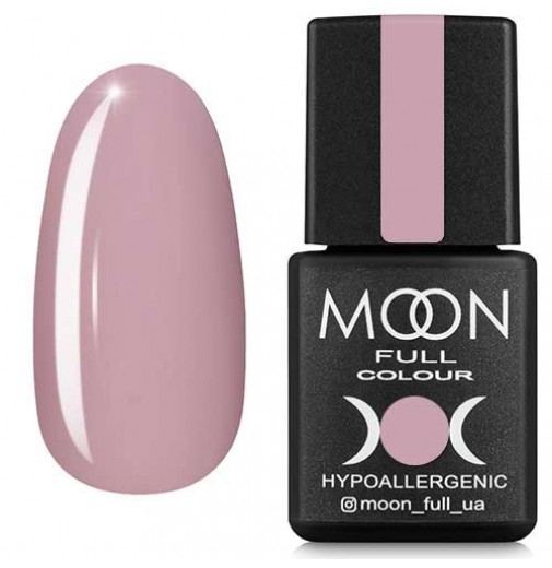 Гель-лак Moon Full №104 холодний блідо-рожевий, 8мл.