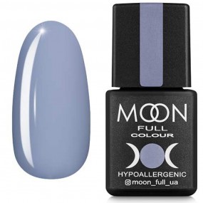 Гель-лак Moon Full №149 серо-голубой с лиловым оттенком, 8мл.