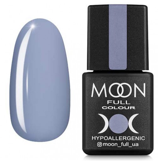 Гель-лак Moon Full №149 серо-голубой с лиловым оттенком, 8мл.