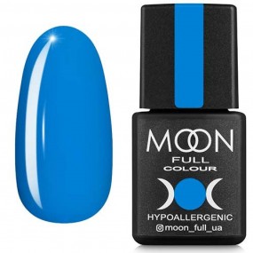 Гель-лак Moon Full №183 ярко-голубой, 8мл.