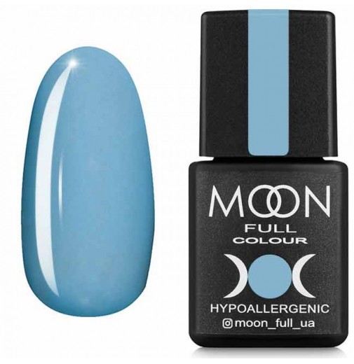 Гель-лак Moon Full Summer 2020 №630 ніжно-блакитний, 8 мл.