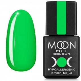 Гель-лак Moon Full Summer 2020 №633 ярко-зеленый,8 мл.