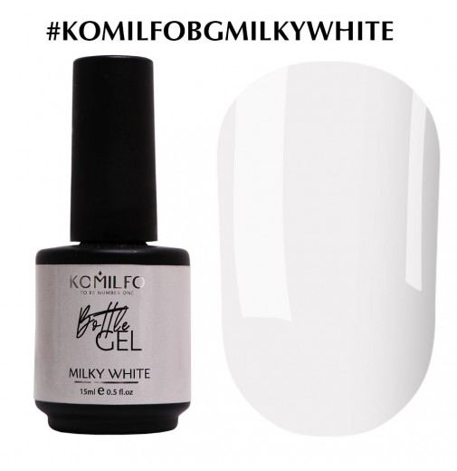 Komilfo Bottle Gel Milky White, 15 мл