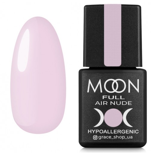 Гель лак MOON FULL Air Nude №11 молочно-розовый, 8 мл.