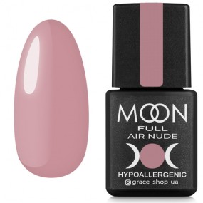 Гель лак MOON FULL Air Nude №17 винтажный розовый светлый, 8 мл.