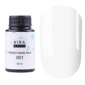 "Kira Nails" French Base french base milk 001 (молочна), 6 мл