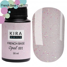 "Kira Nails" French Base opal 001, 30 мл