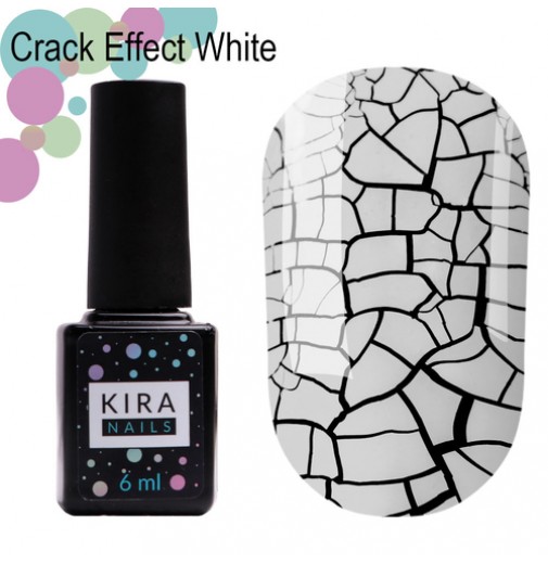 "Kira Nails" Гель-лак Crack Effect crack effect white