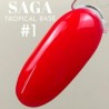 База камуфлююча Saga Tropical Base №1 (неоновий червоний) 8 мл