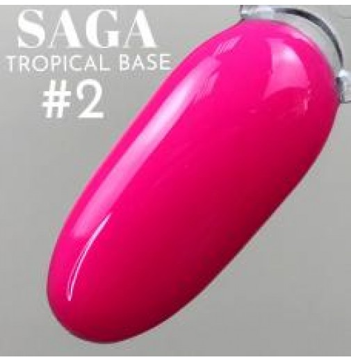 База камуфлирующая Saga Tropical Base №2 (неоновая фуксия) 8 мл