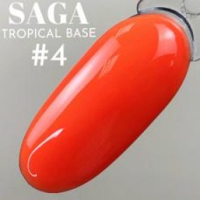 База камуфлирующая Saga Tropical Base №4 (неоновый оранжевый) 8 мл