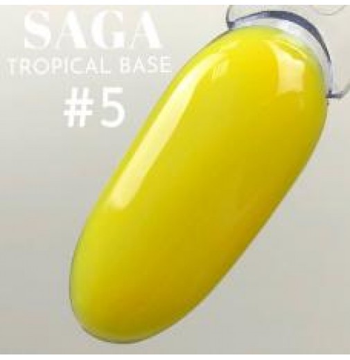 База камуфлююча Saga Tropical Base №5 (неоновий жовтий) 8 мл
