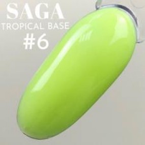 База камуфлирующая Saga Tropical Base №6 (неоновый лимонный) 8 мл