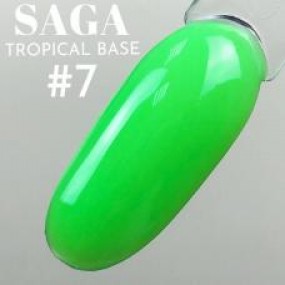 База камуфлирующая Saga Tropical Base №7 (неоновый лаймовый) 8 мл